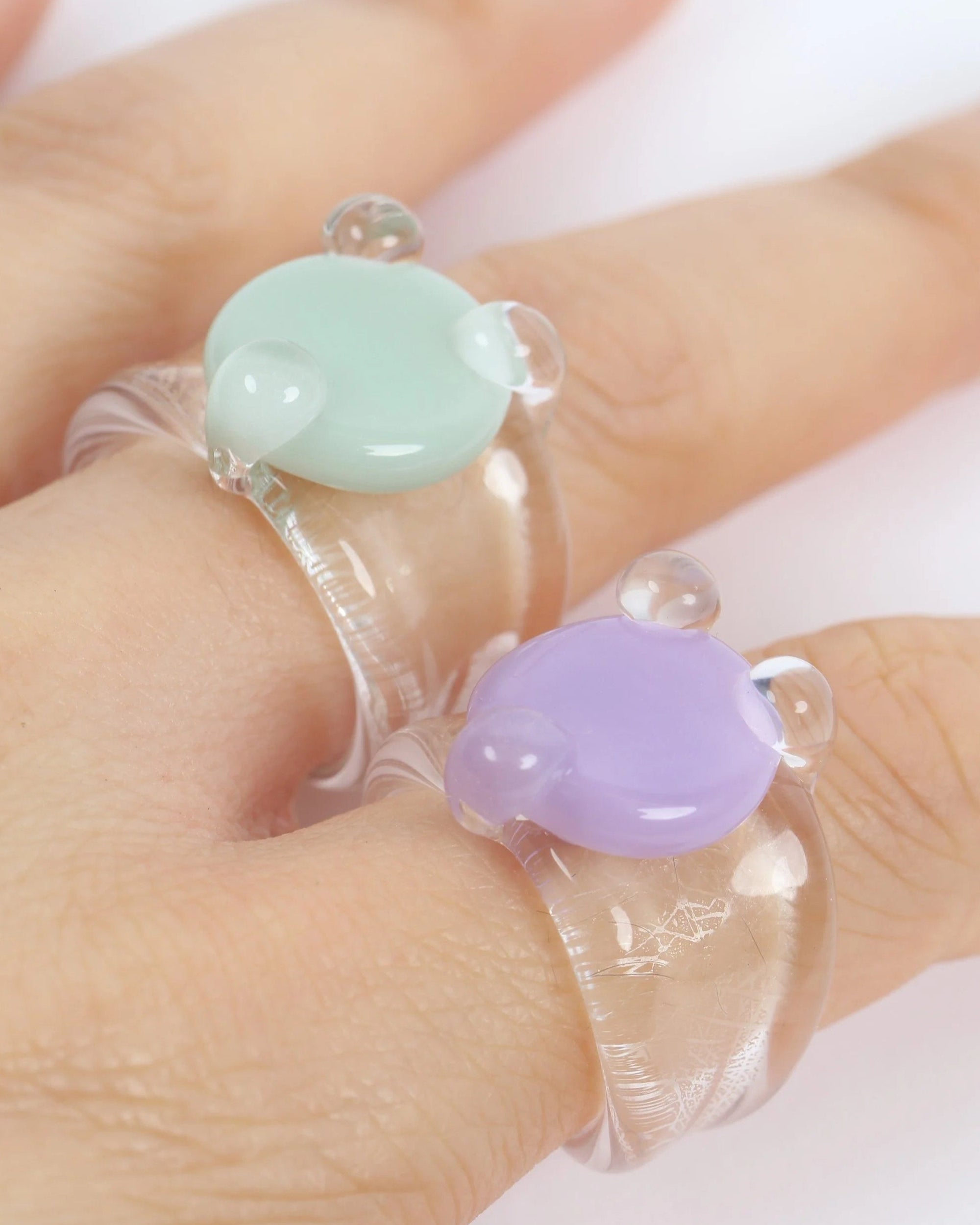Disc Prong Set Ring by KEANE - At Present Jewelry
