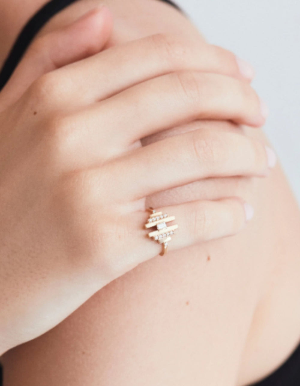 Cicim Pavé Pinky Ring