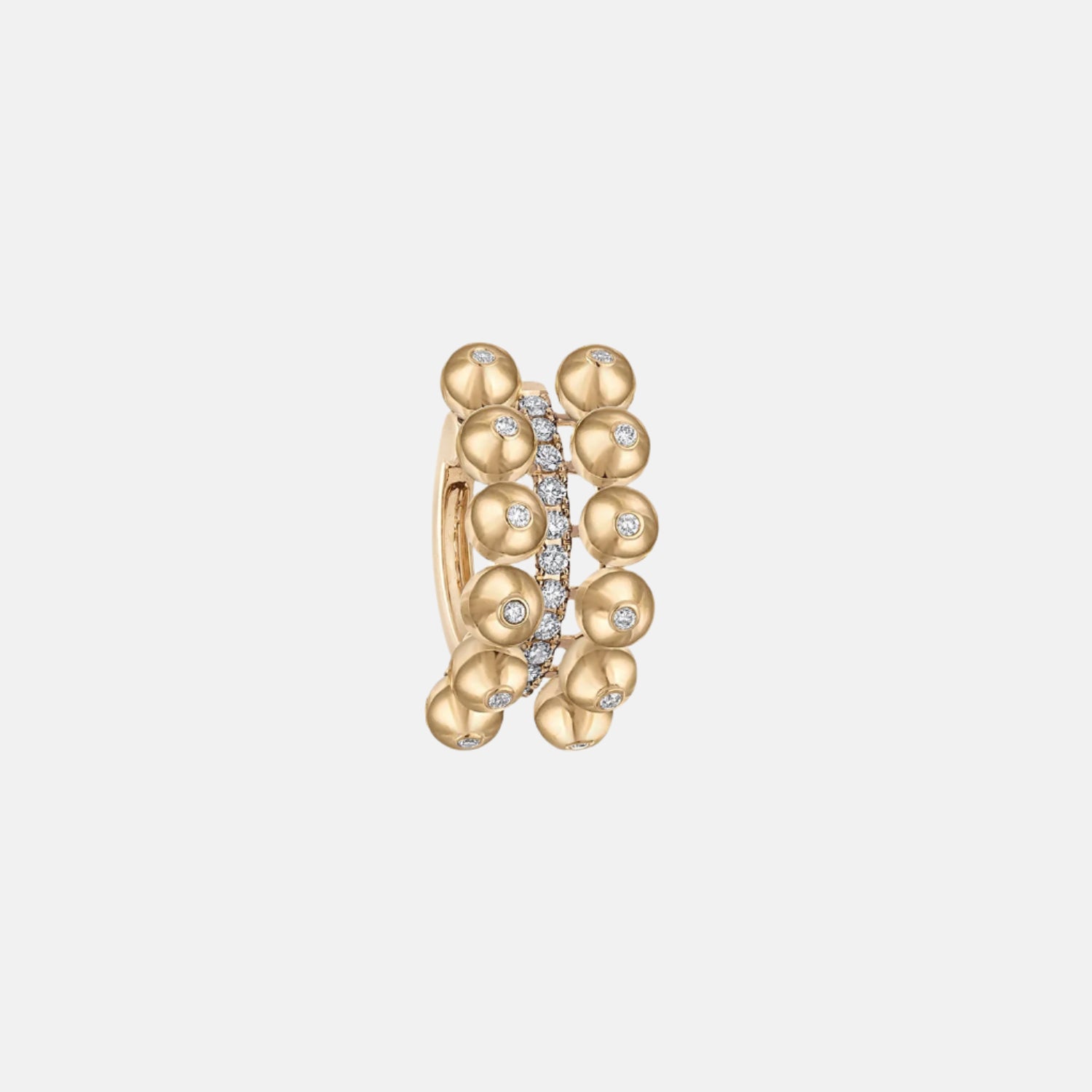 Bubbles Double Row Ear Cuff by Eden Presley - At Present Jewelry
