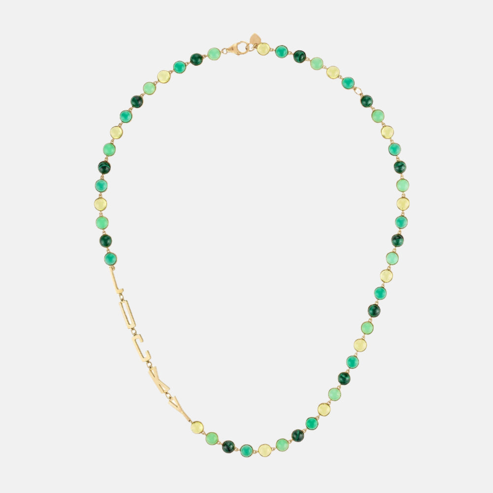 Cab Candy Mantra Necklace by Eden Presley - At Present Jewelry