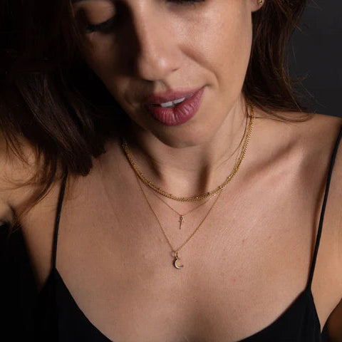 Itty Bitty Charm Necklace, Mushroom by Talon Jewelry - At Present Jewelry