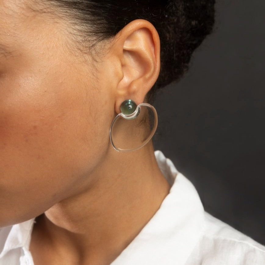 Large Pea Earrings by KEANE - At Present Jewelry