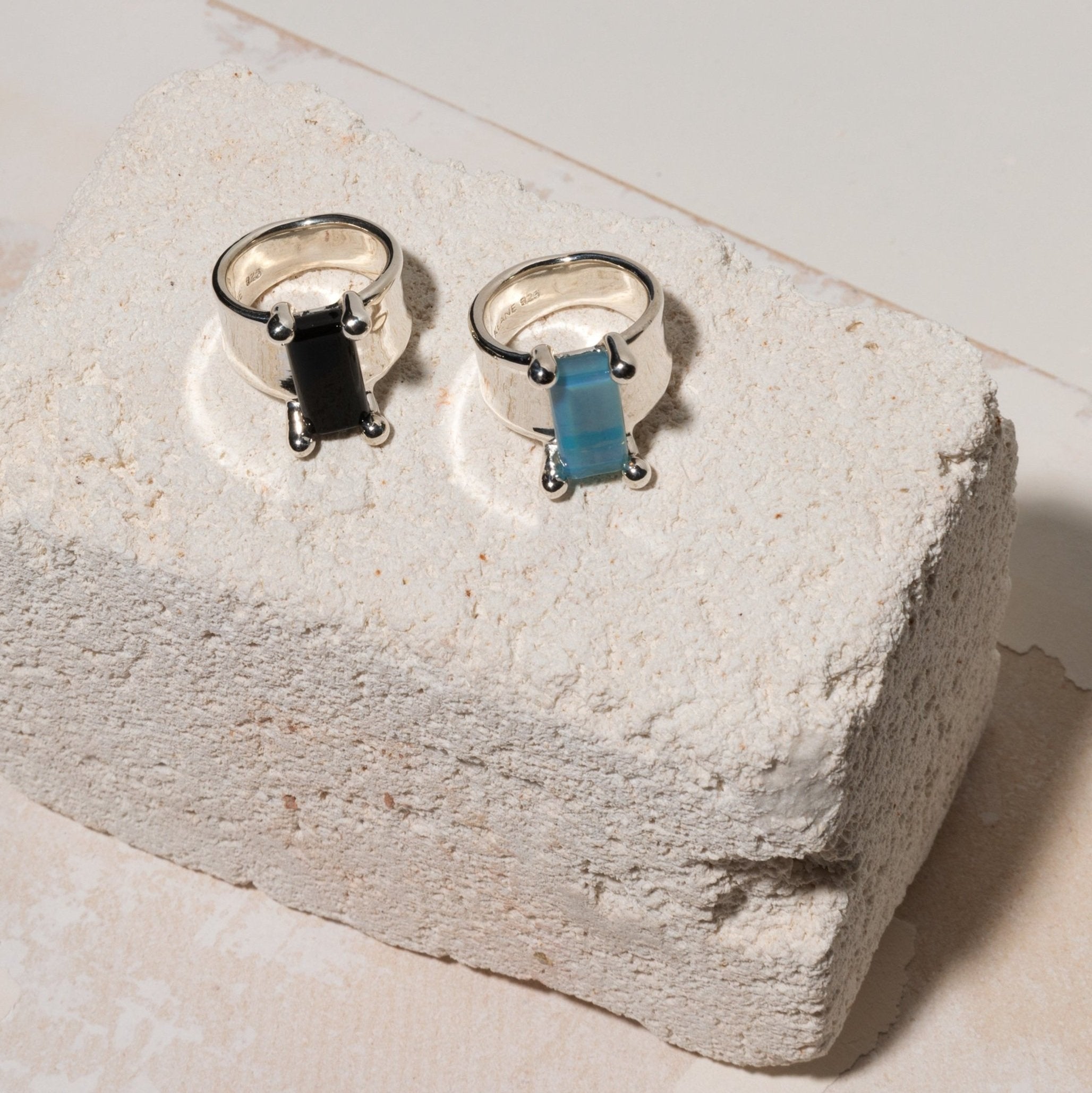 Silver Prong Set Ring by KEANE - At Present Jewelry