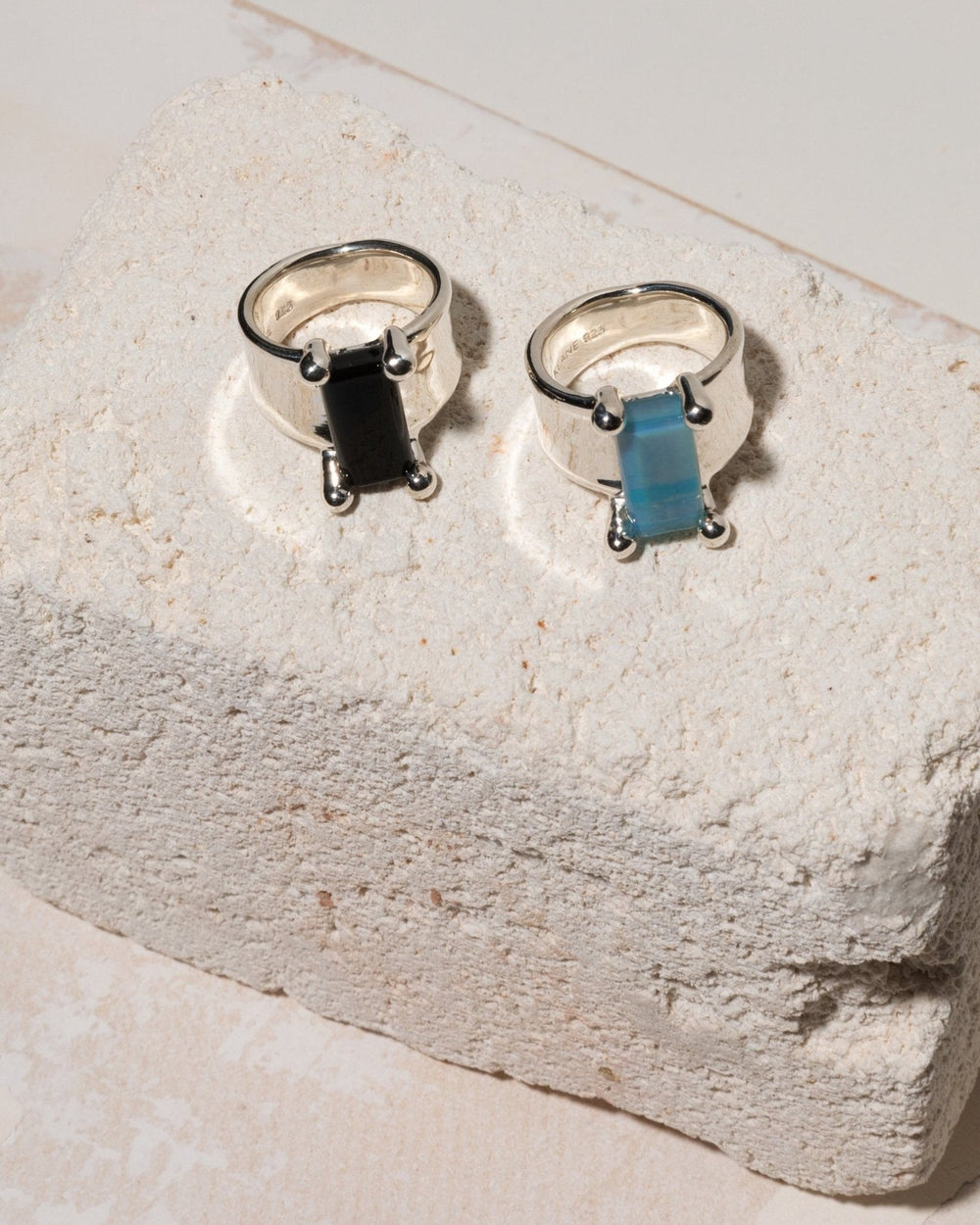 Silver Prong Set Ring by KEANE - At Present Jewelry