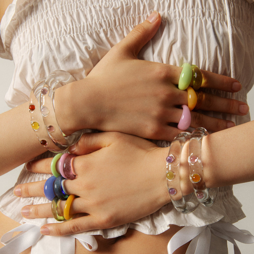 Glass Ring by KEANE - At Present Jewelry