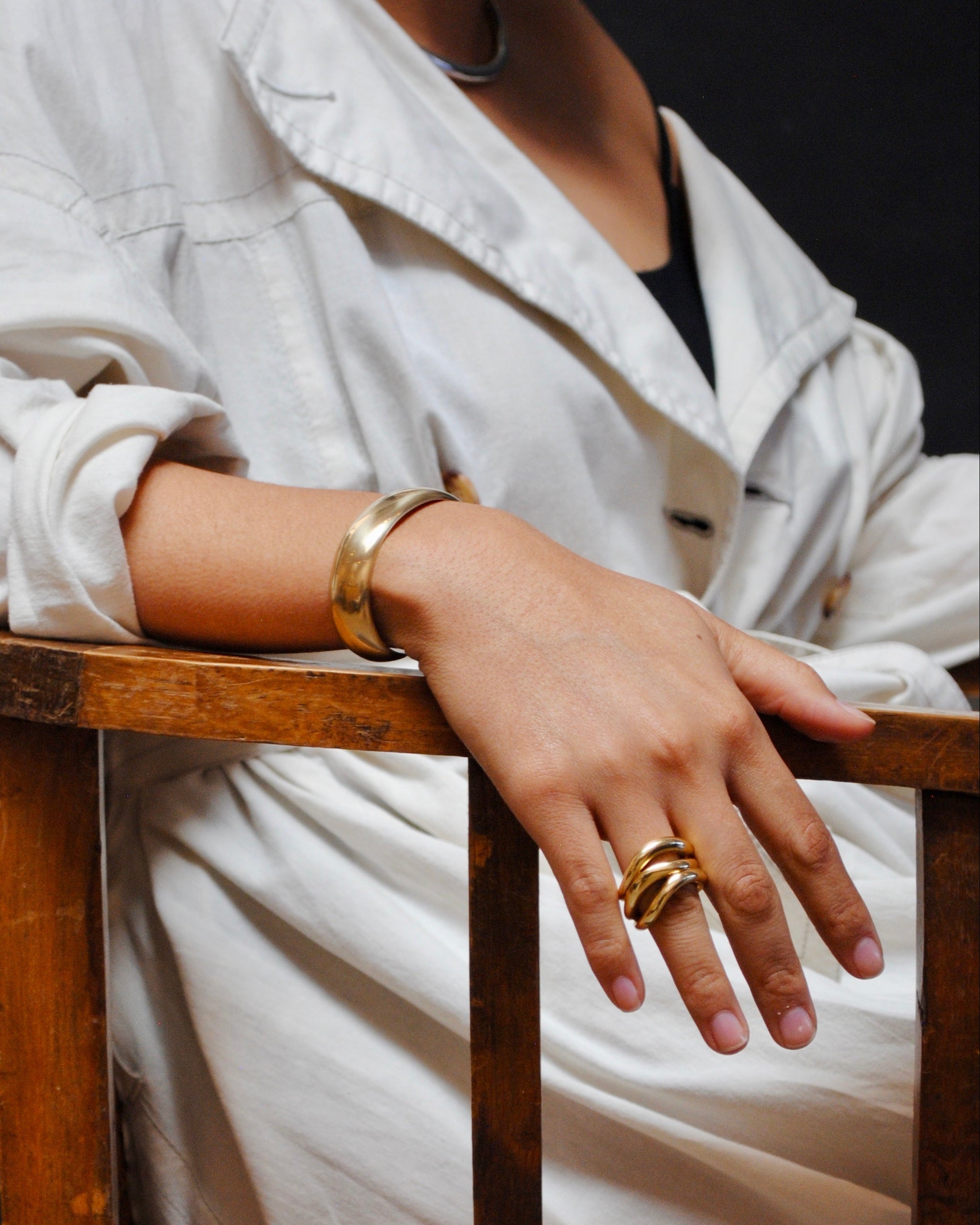 Leonia Cuff Bracelet by Ariana Boussard-Reifel - At Present Jewelry