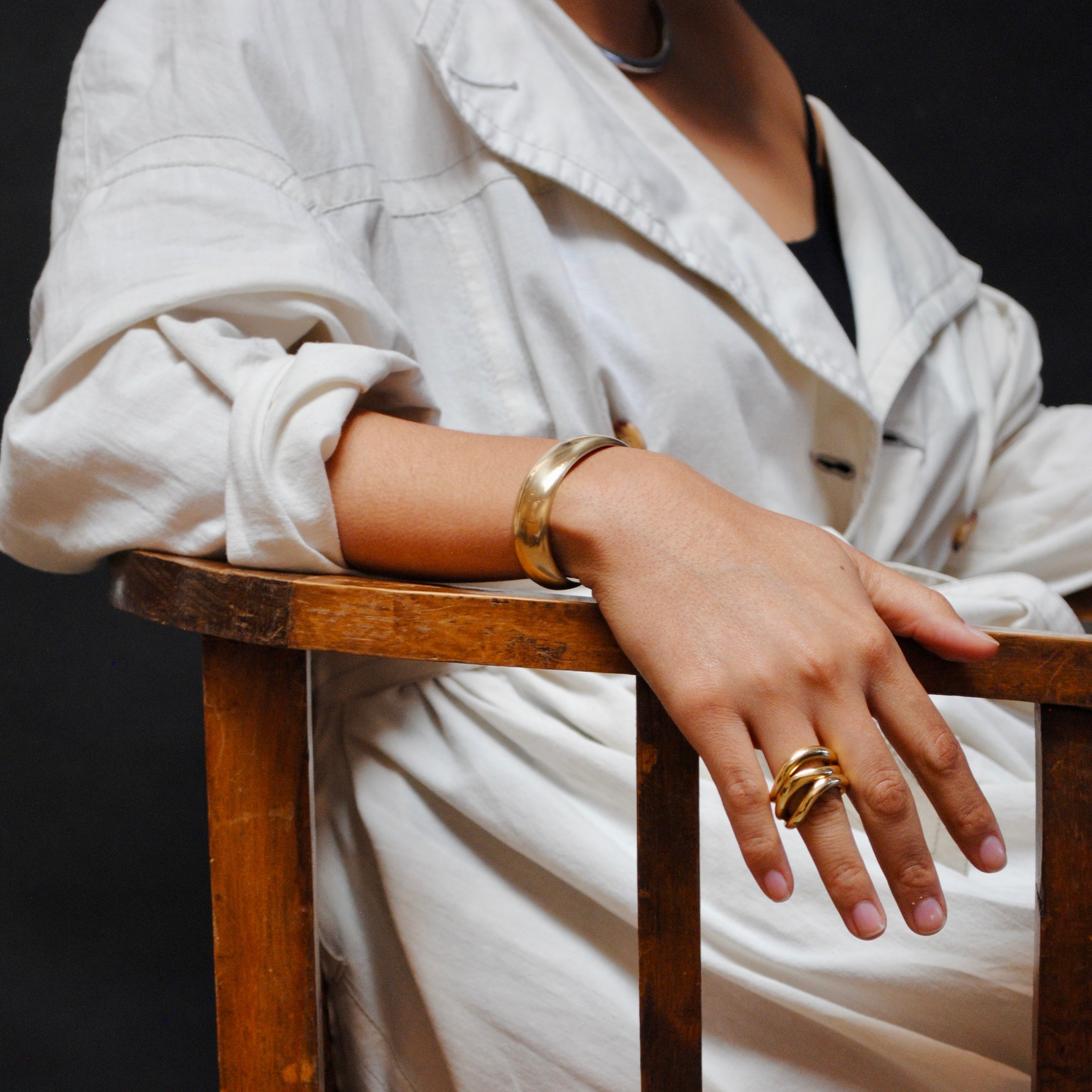 Leonia Cuff Bracelet by Ariana Boussard-Reifel - At Present Jewelry