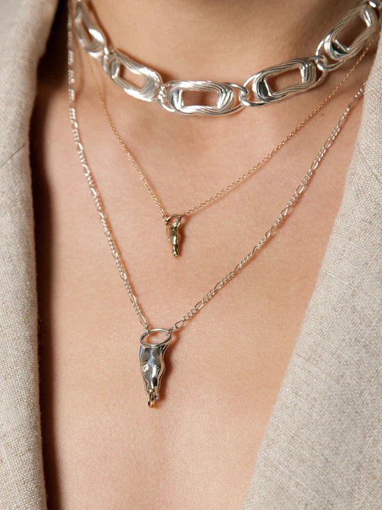 Poni Necklace 14k Gold by MM Druck - At Present Jewelry