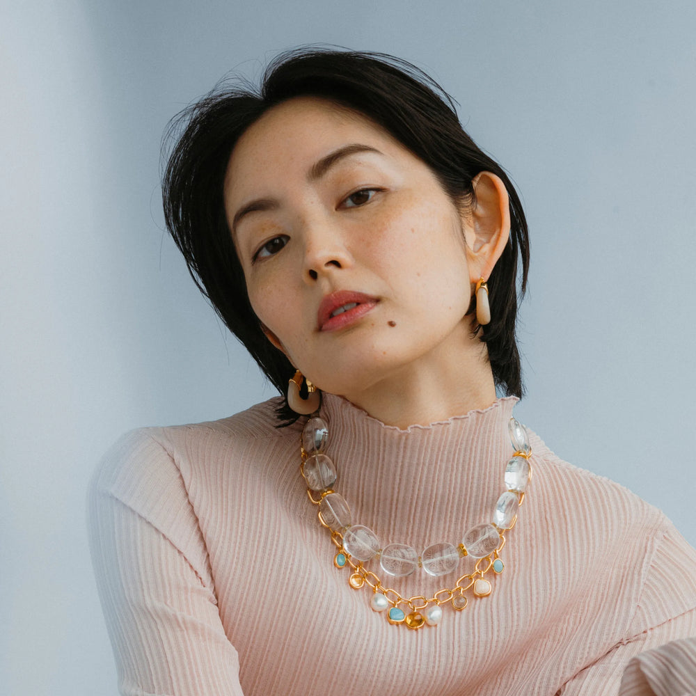 Arabesque Necklace by Lizzie Fortunato - At Present Jewelry