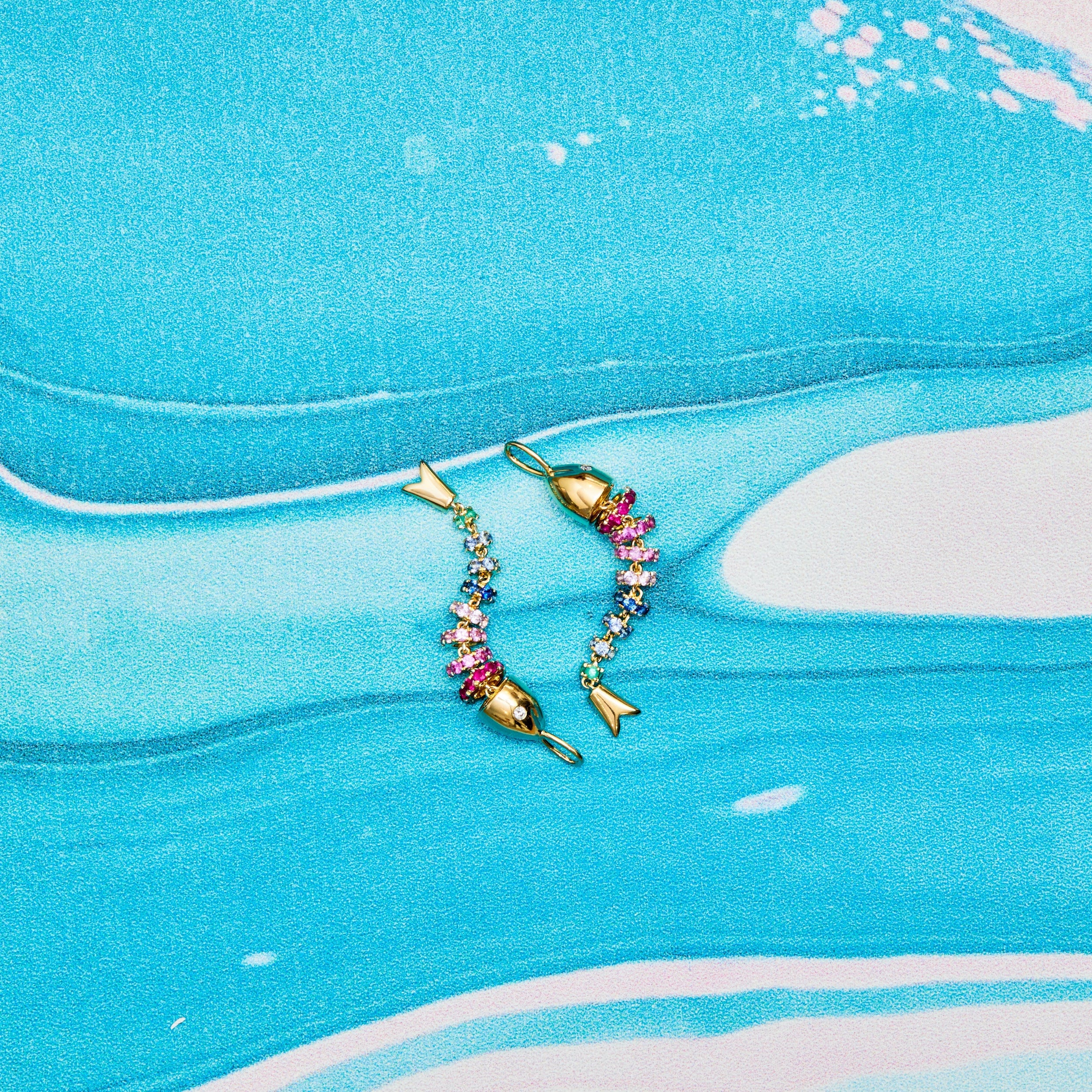 Kinetic Rainbow Poisson Pendant by Ariel Gordon Jewelry - At Present Jewelry