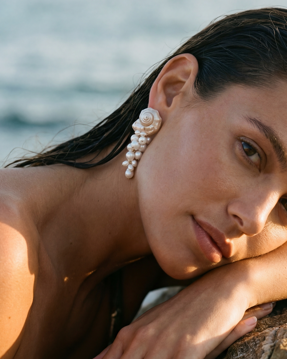 Mini Mermaid Earrings by Anita Berisha - At Present Jewelry