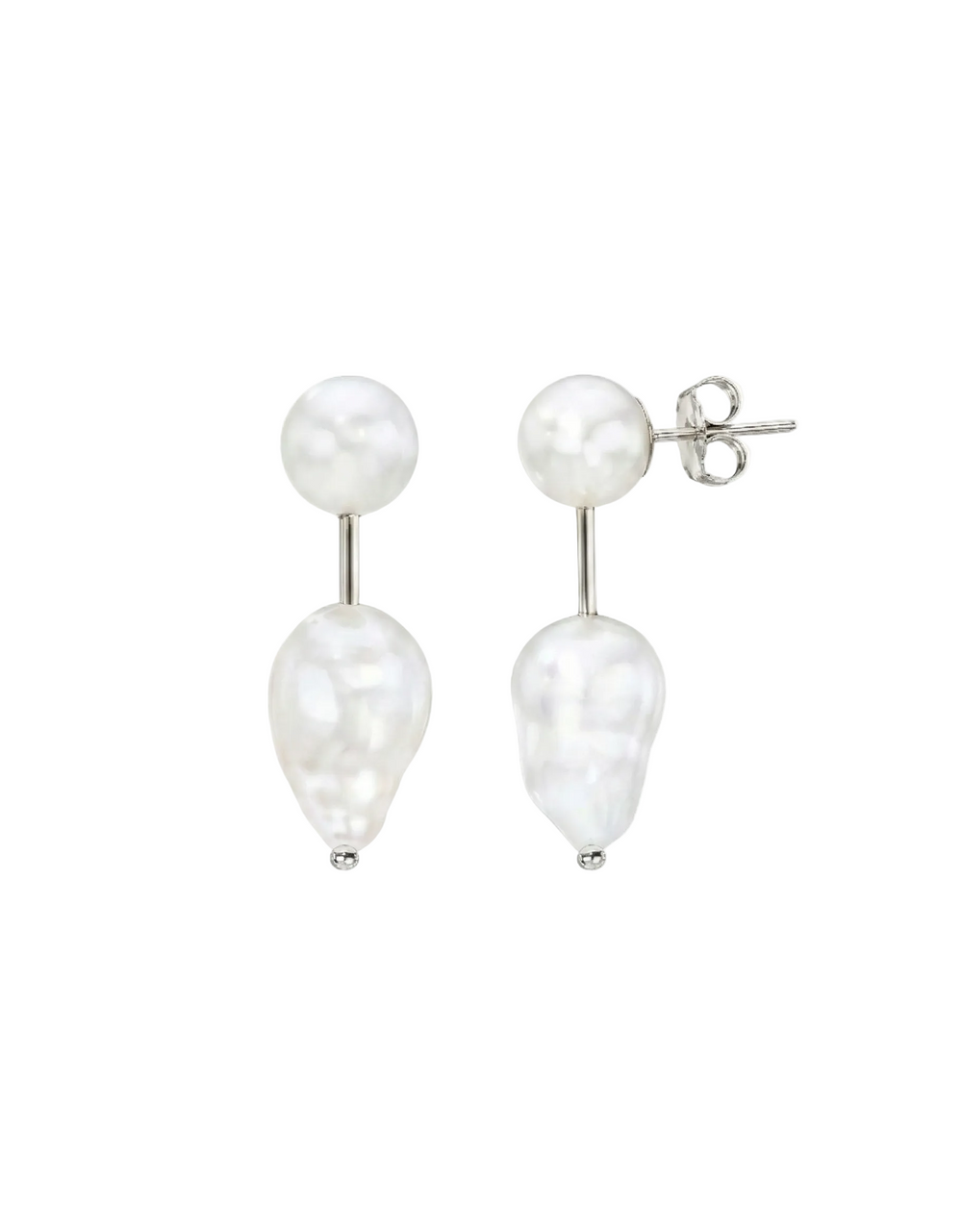 Mini Cloudbar Earrings by White/Space - At Present Jewelry
