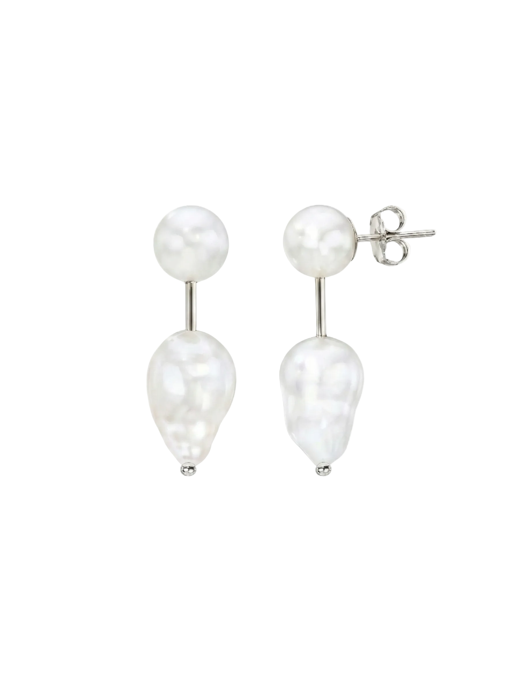 Mini Cloudbar Earrings by White/Space - At Present Jewelry