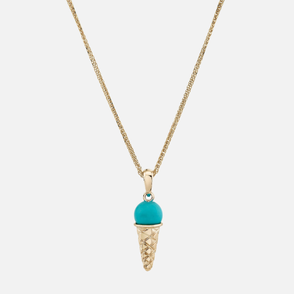 Gemstone Ice Cream Charm by Ariel Gordon Jewelry - At Present Jewelry
