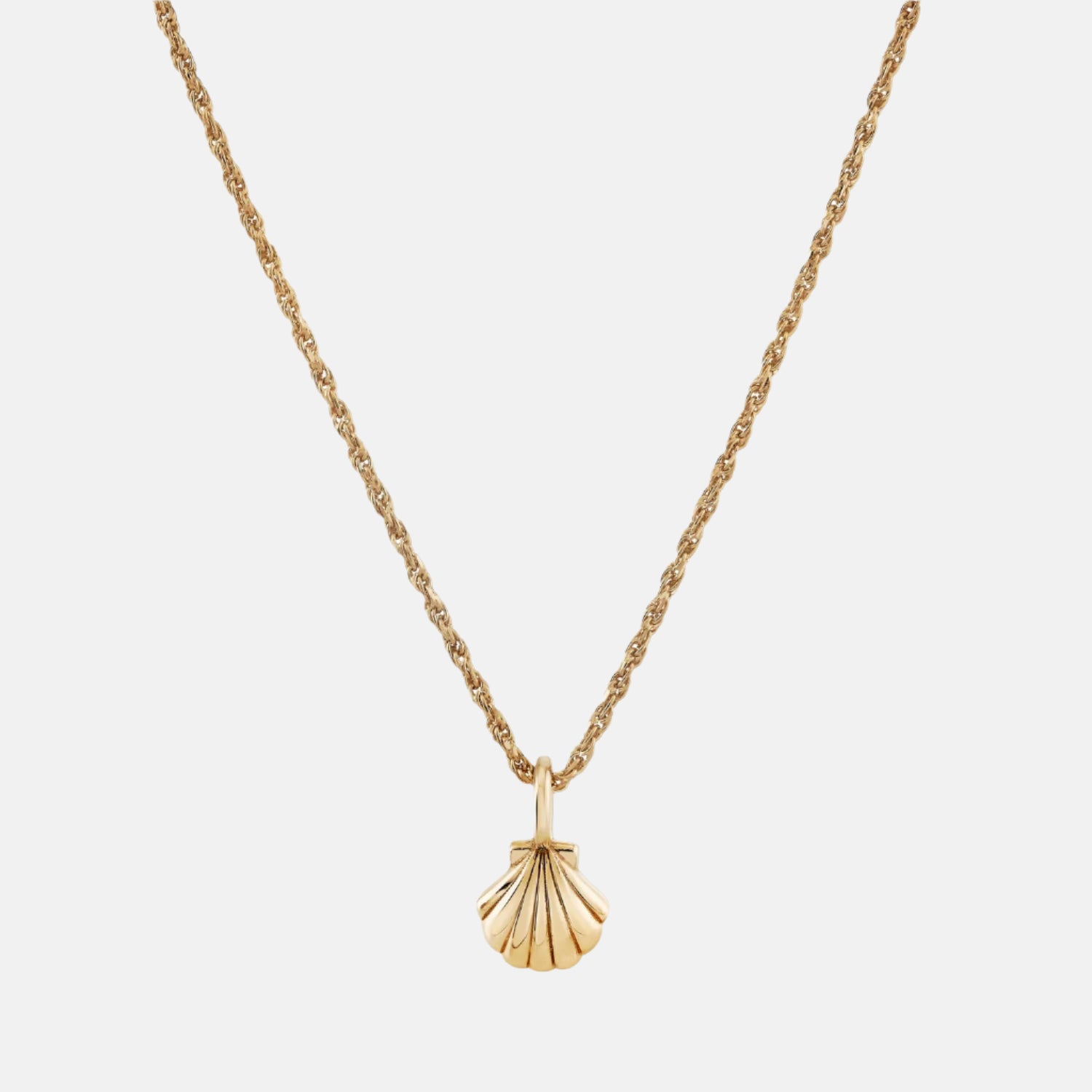 Petite Scallop Shell Charm by Ariel Gordon Jewelry - At Present Jewelry