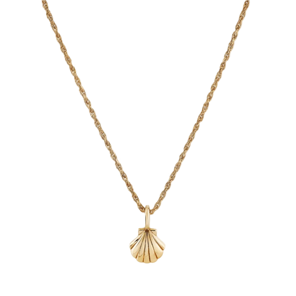 Petite Scallop Shell Charm by Ariel Gordon Jewelry - At Present Jewelry