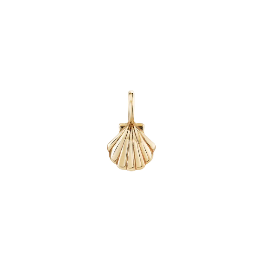 Petite Scallop Shell Charm by Ariel Gordon Jewelry - At Present Jewelry