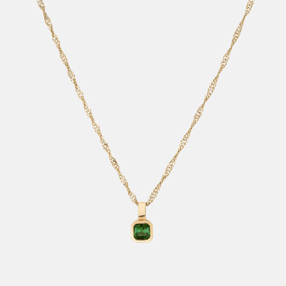 Petite Fern Asscher Charm by Ariel Gordon Jewelry - At Present Jewelry