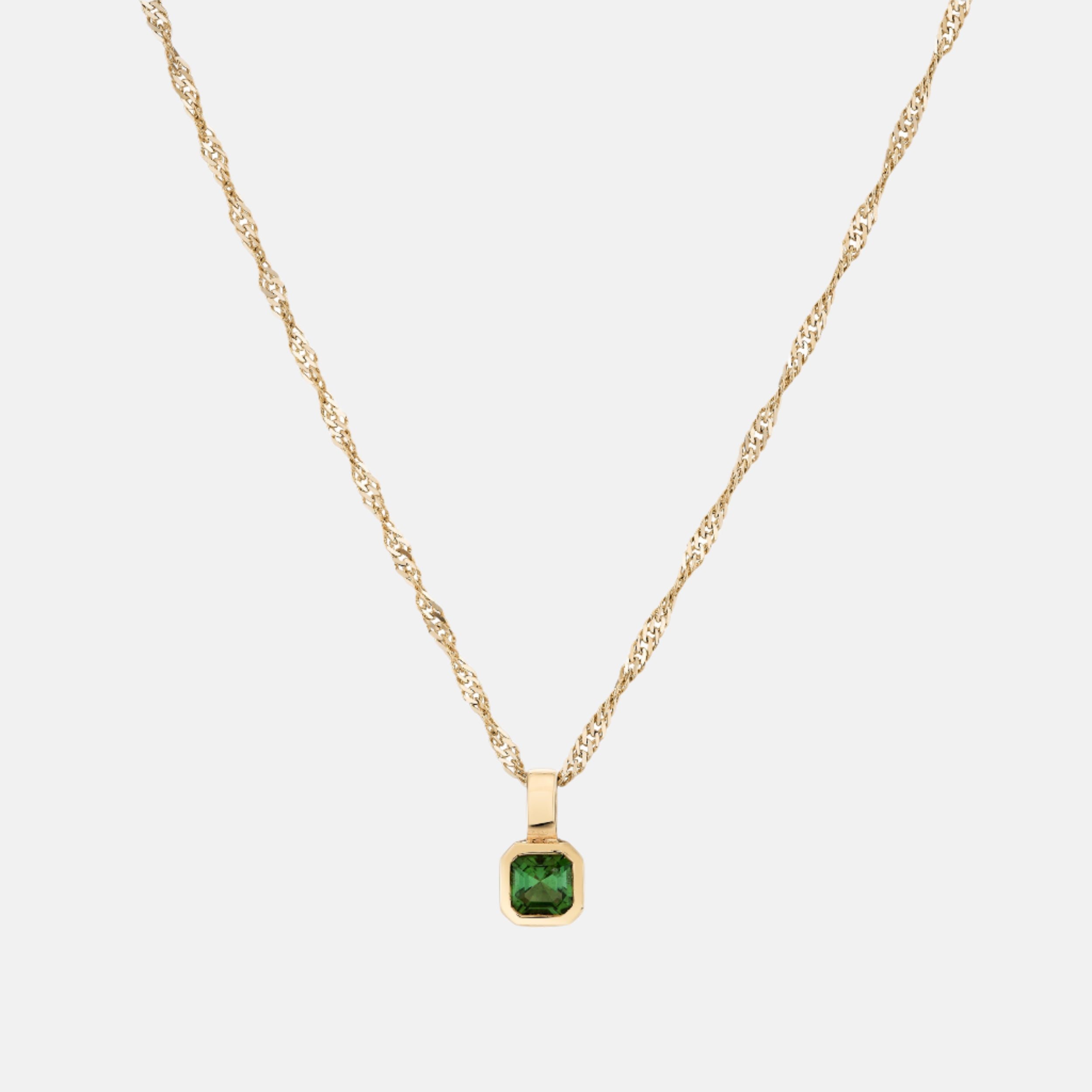 Petite Fern Asscher Charm by Ariel Gordon Jewelry - At Present Jewelry