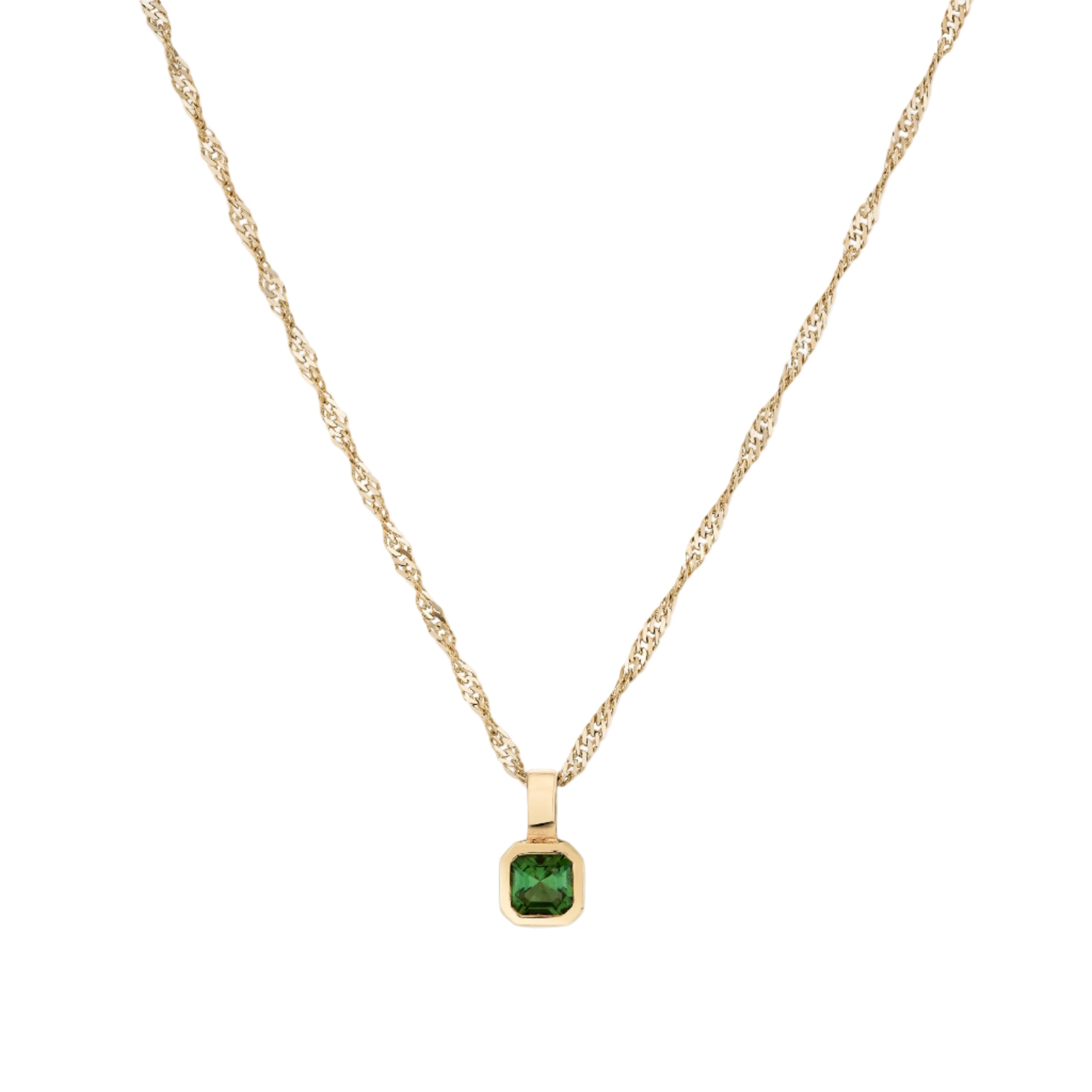 Petite Fern Asscher Charm by Ariel Gordon Jewelry - At Present Jewelry