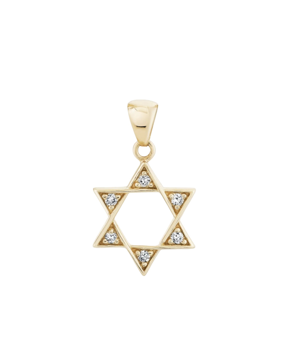 Diamond Star of David Talisman Charm by Ariel Gordon Jewelry - At Present Jewelry