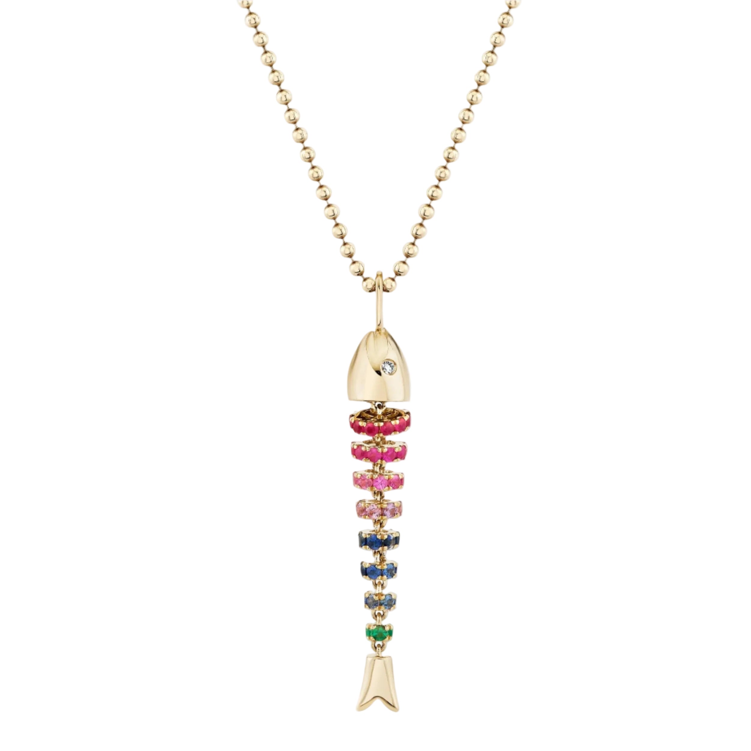 Kinetic Rainbow Poisson Pendant by Ariel Gordon Jewelry - At Present Jewelry