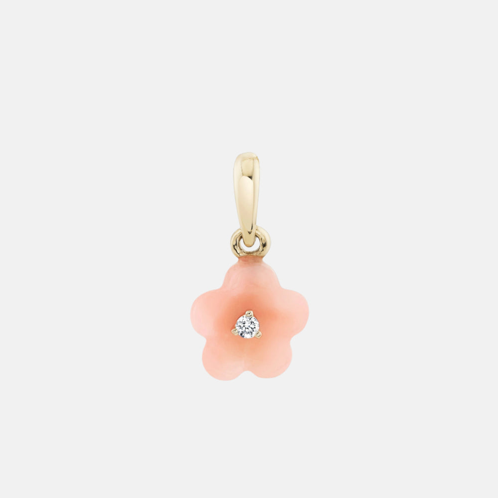 Diamond Blossom Peruvian Opal Charm by Ariel Gordon Jewelry - At Present Jewelry