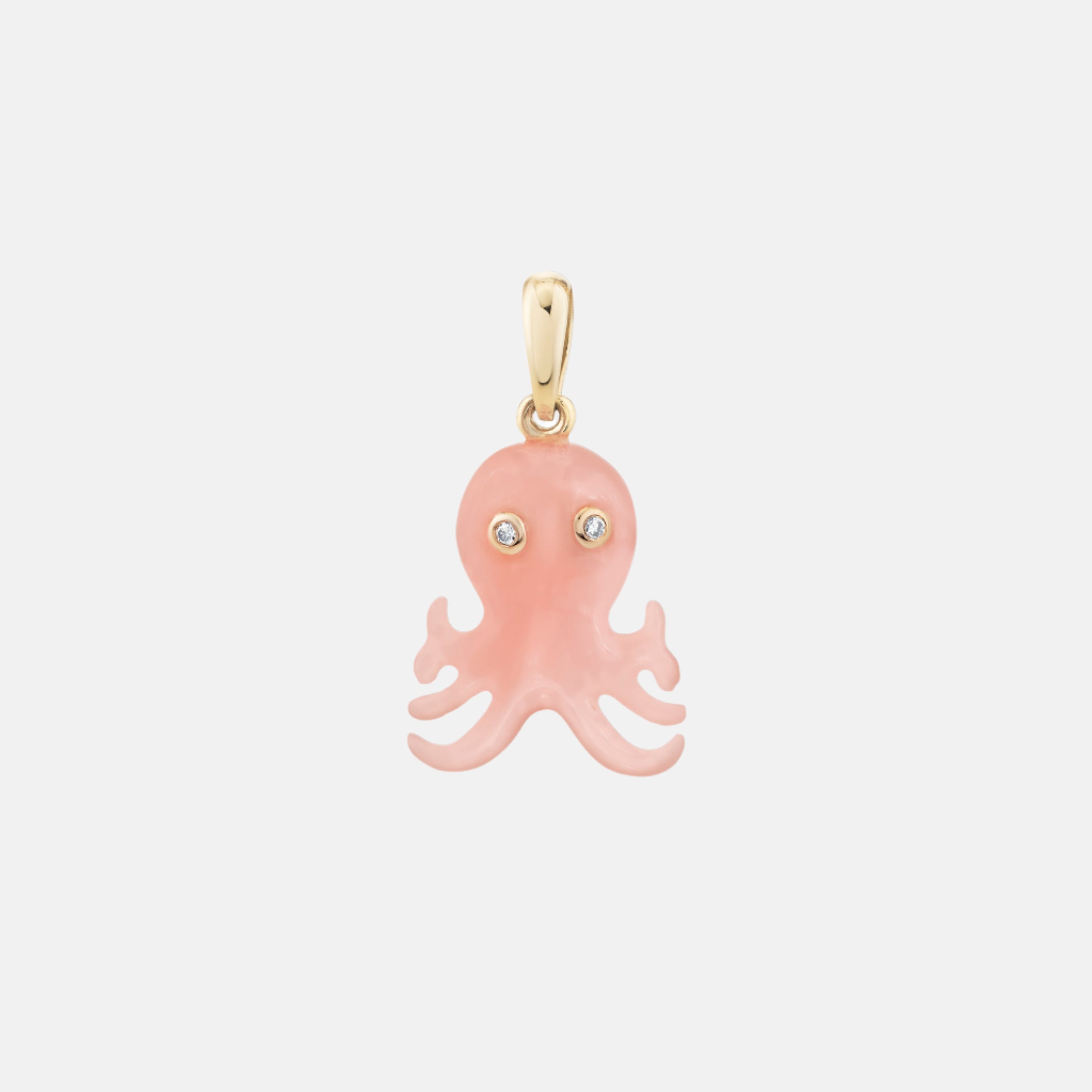 Diamond and Opal Octopus Pendant by Ariel Gordon Jewelry - At Present Jewelry