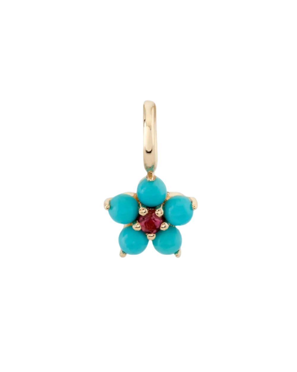 Turquoise and Tourmaline Aurora Charm by Ariel Gordon Jewelry - At Present Jewelry