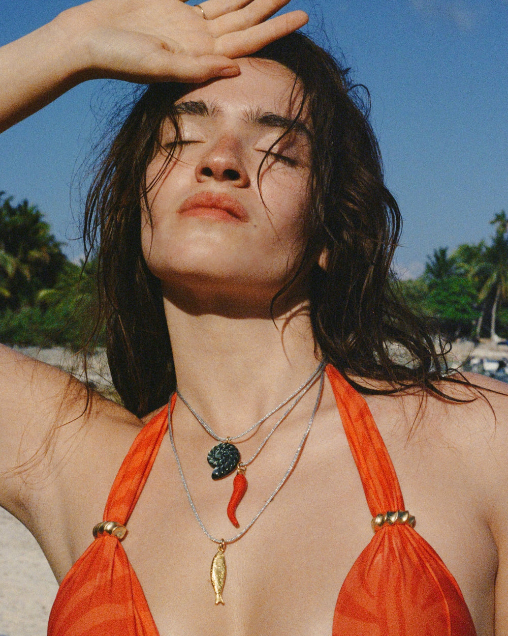 Seaside Souvenir Fish Necklace by NOTTE - At Present Jewelry