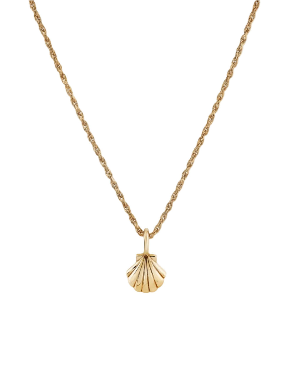 Petite Scallop Shell Charm by Ariel Gordon Jewelry - At Present Jewelry