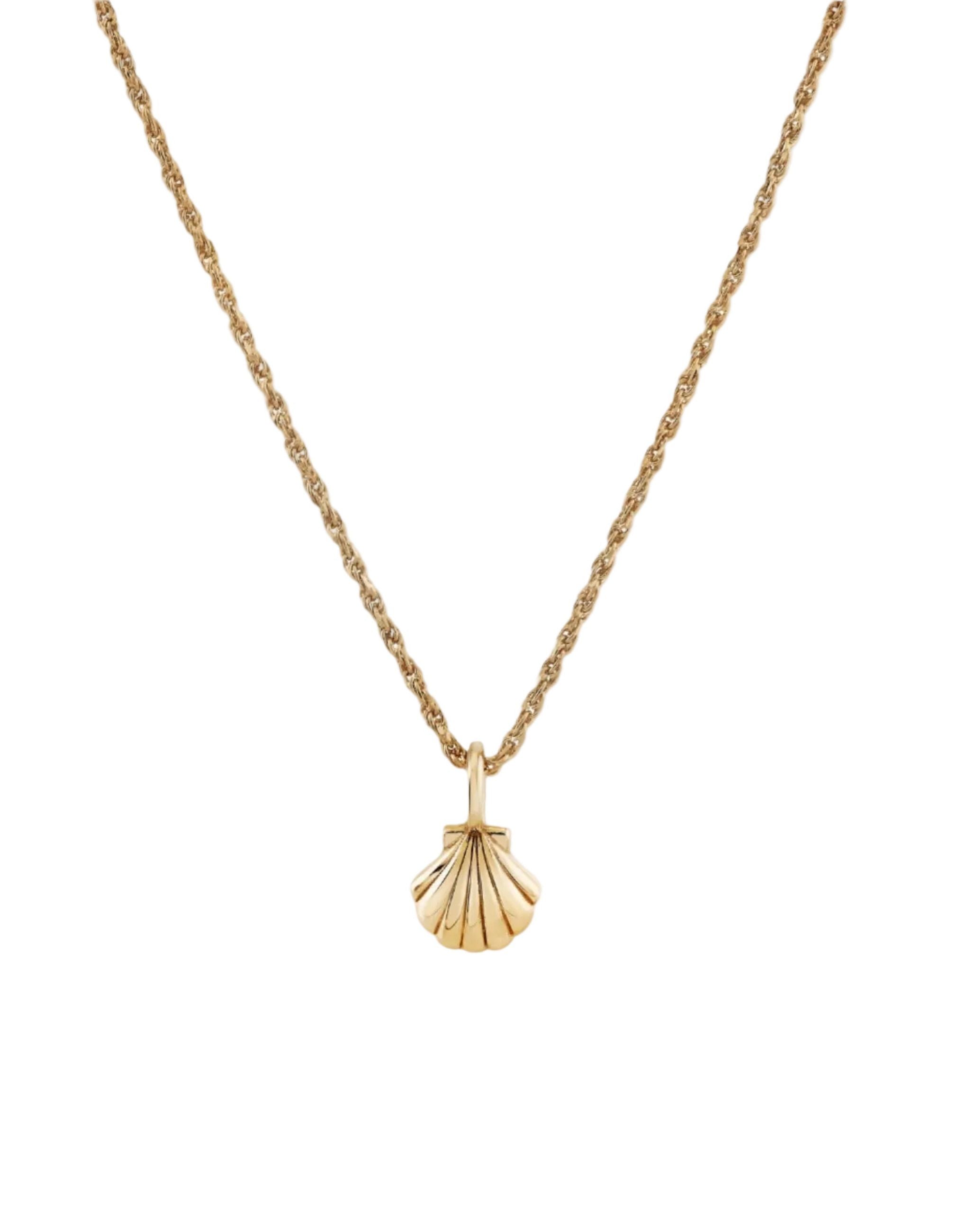 Petite Scallop Shell Charm by Ariel Gordon Jewelry - At Present Jewelry