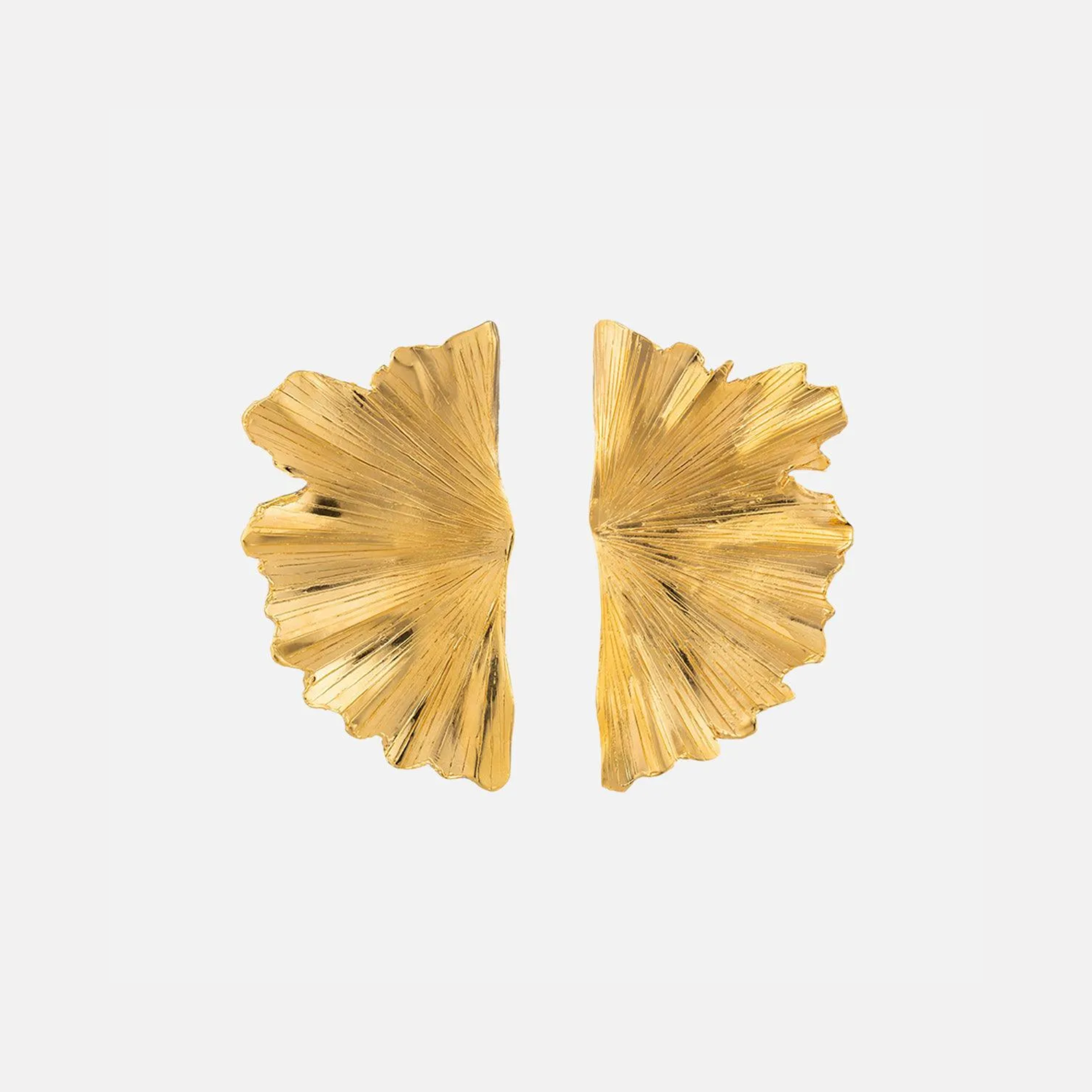 Ginkgo Leaf Earring by Christina Caruso - At Present Jewelry