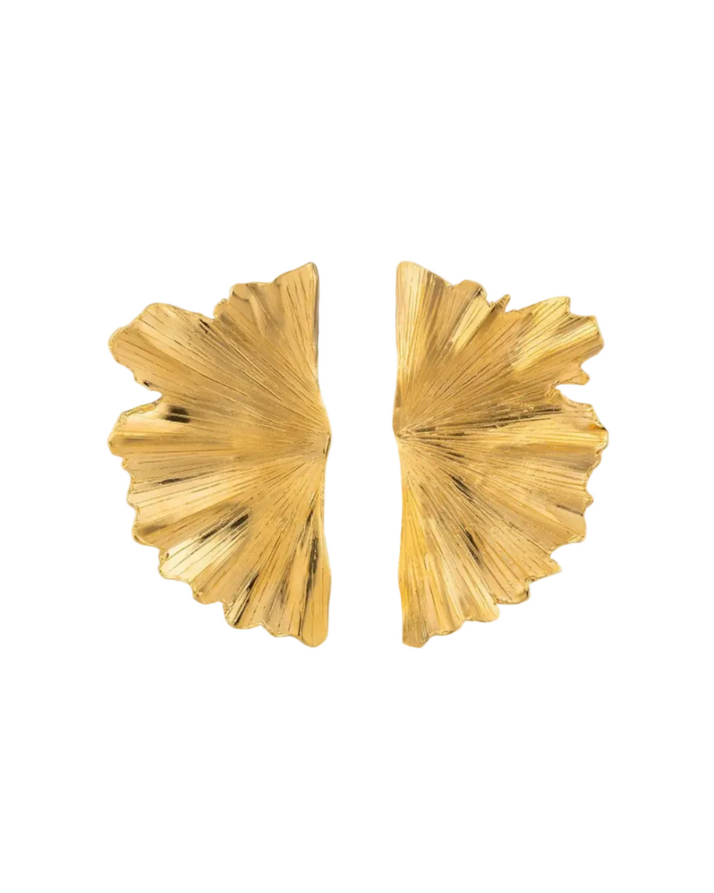 Ginkgo Leaf Earring by Christina Caruso - At Present Jewelry