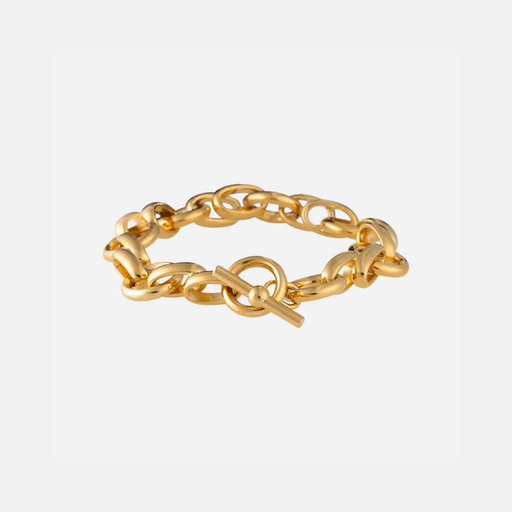 Italian Chain Link Bracelet by Christina Caruso - At Present Jewelry