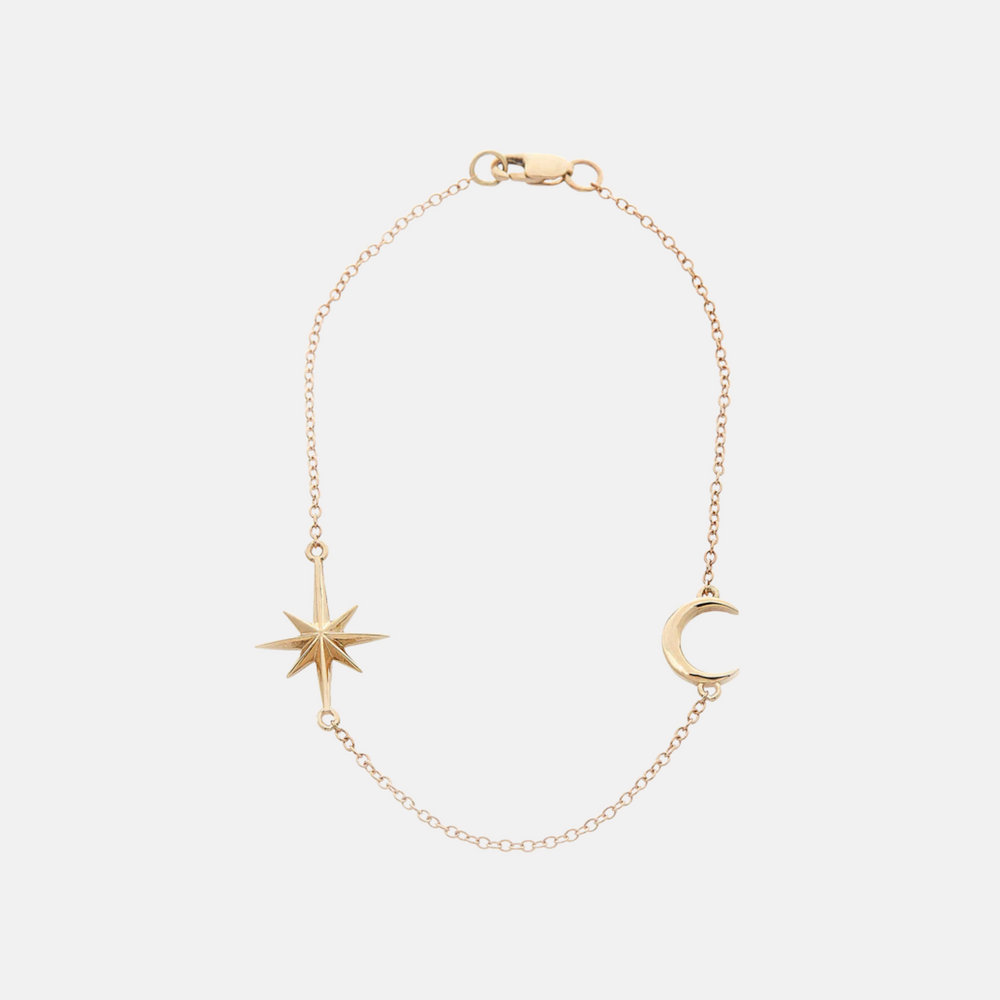 Moon and Stars Bracelet by Talon Jewelry - At Present Jewelry