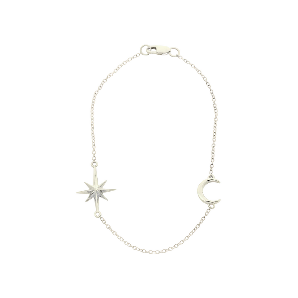 Moon and Stars Bracelet by Talon Jewelry - At Present Jewelry