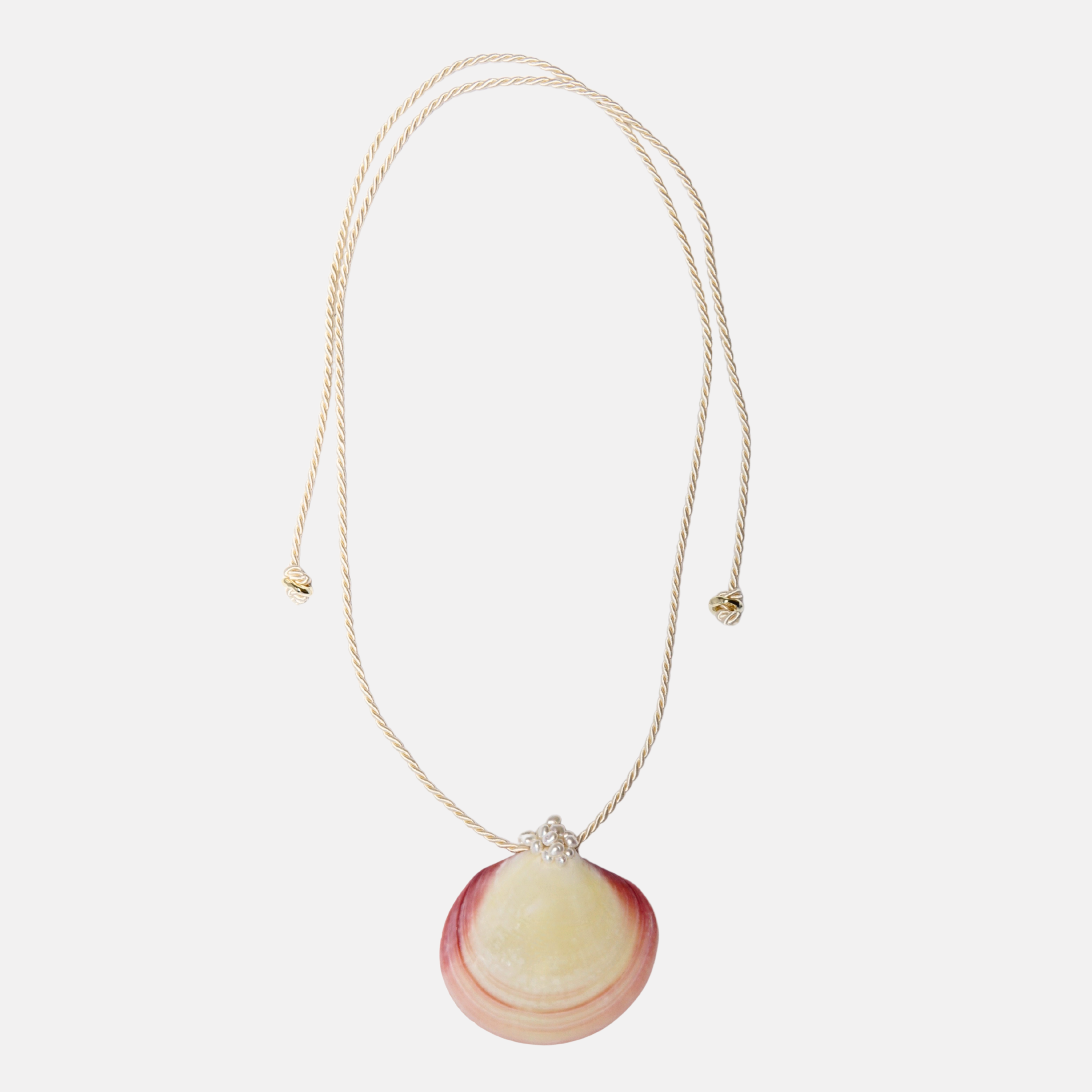 Clam Shell Pendant & Belt by Anita Berisha - At Present Jewelry