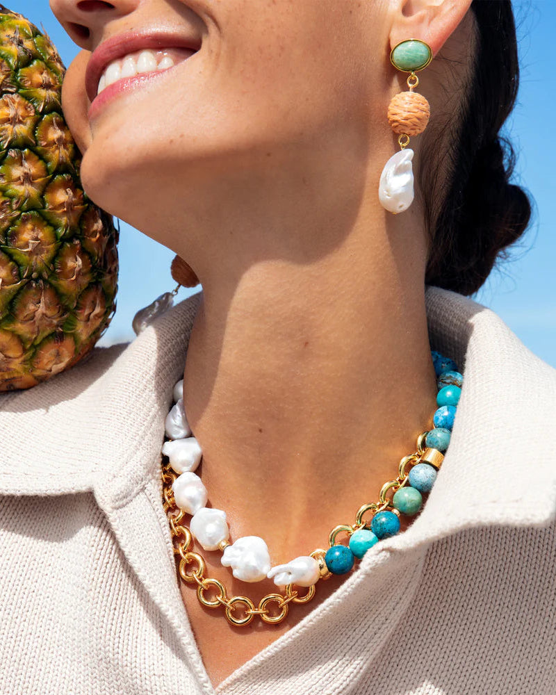 Mood Necklace in Gold by Lizzie Fortunato - At Present Jewelry