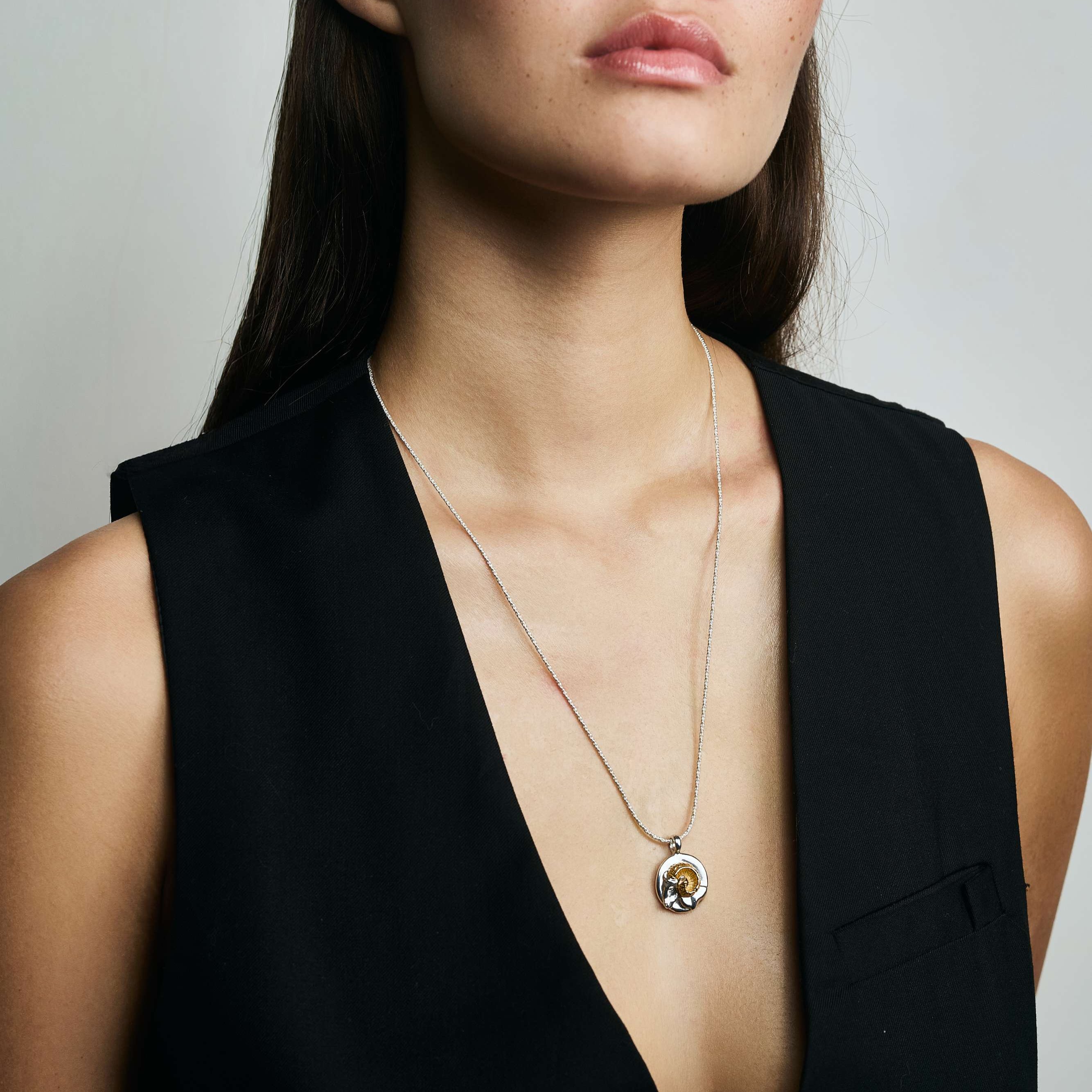 Aries Pendant Necklace by Carina Hardy - At Present Jewelry