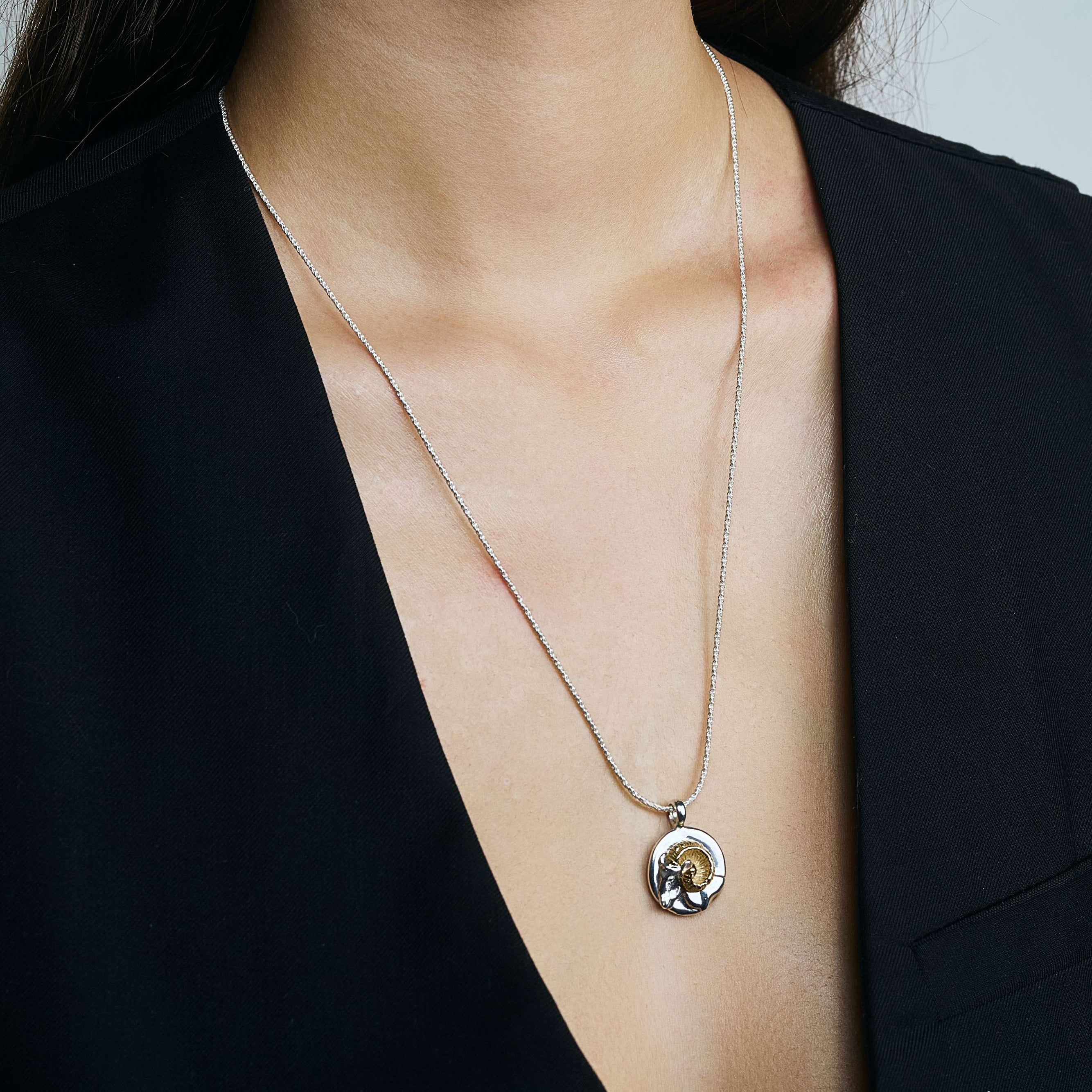 Aries Pendant Necklace by Carina Hardy - At Present Jewelry