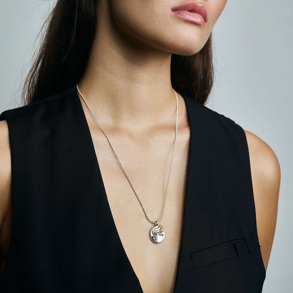 Virgo Pendant Necklace by Carina Hardy - At Present Jewelry