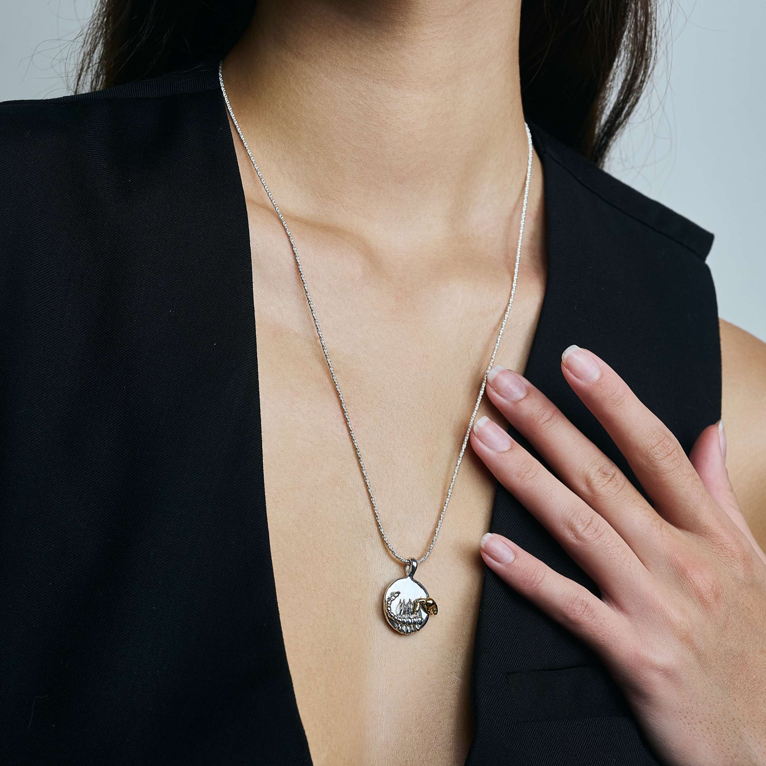 Scorpio Pendant Necklace by Carina Hardy - At Present Jewelry