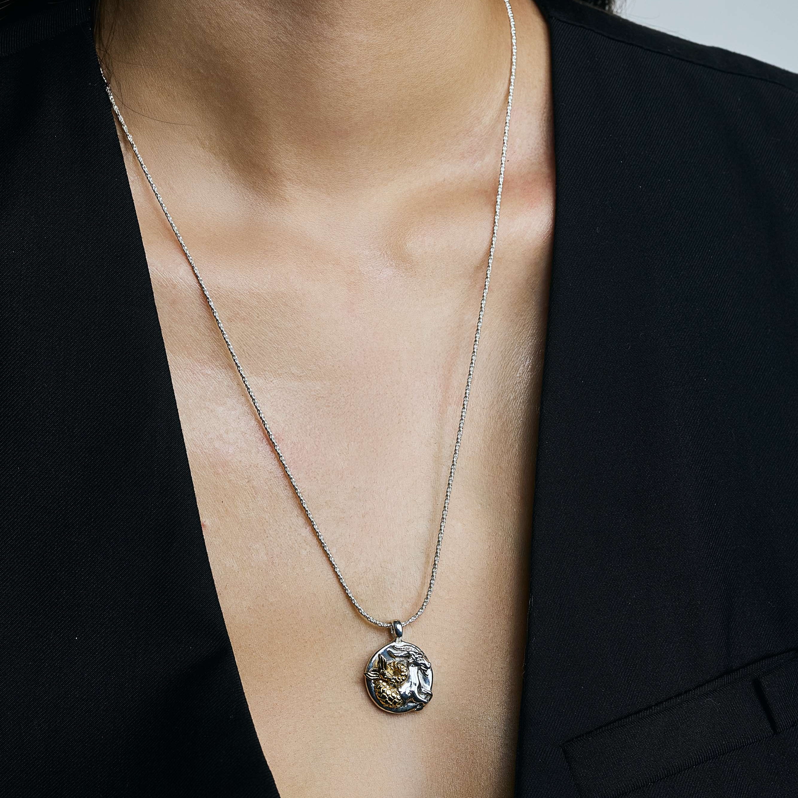 Capricorn Pendant Necklace by Carina Hardy - At Present Jewelry