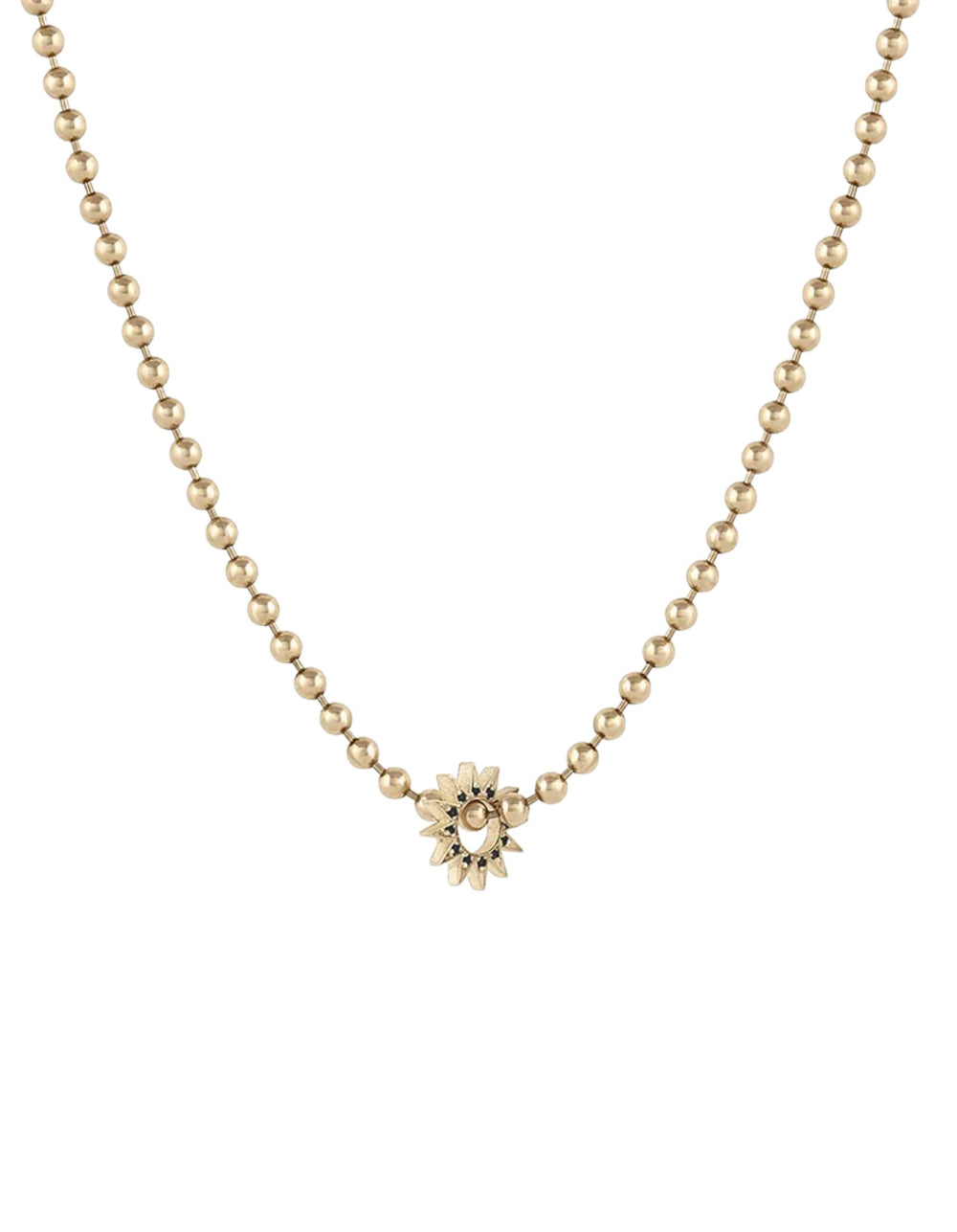 Pavé Baby Spur Pendant Necklace
