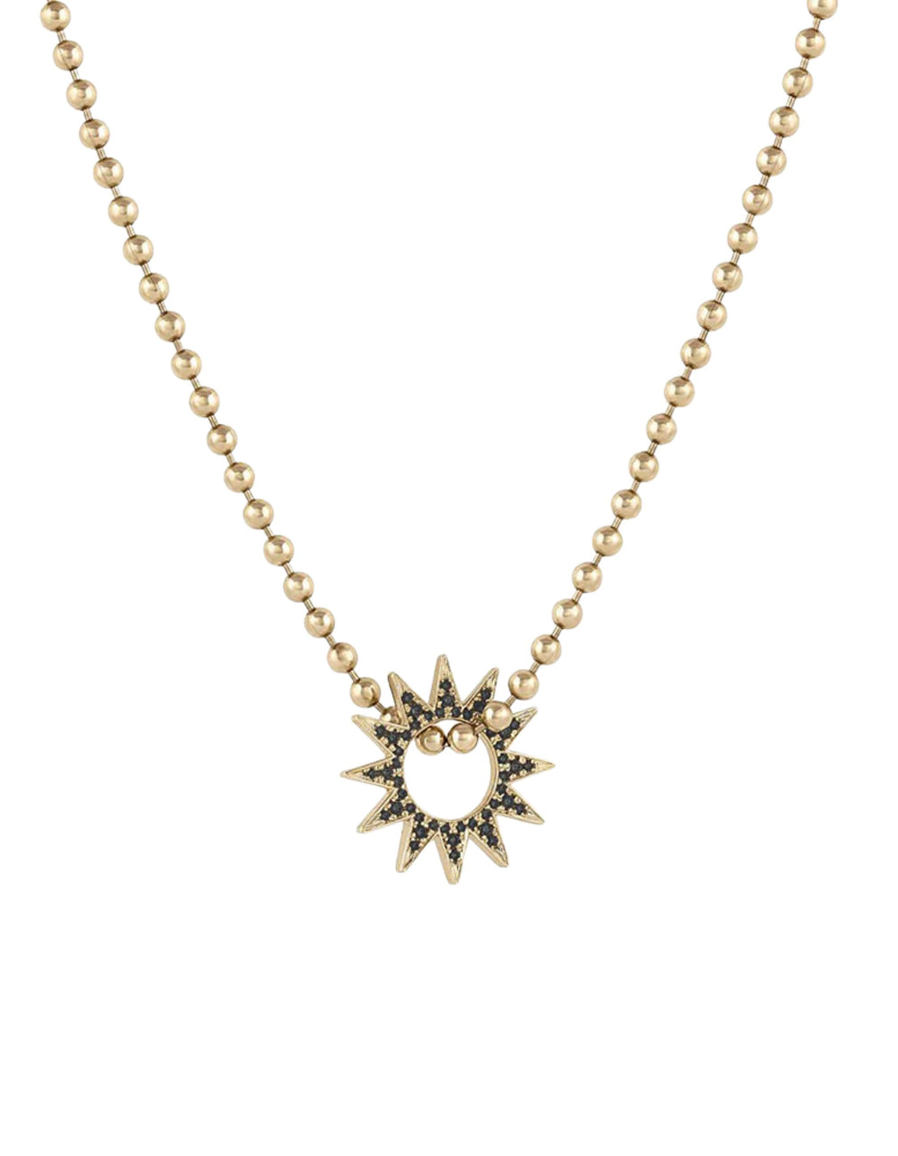 Pavé Mini Spur Pendant Necklace
