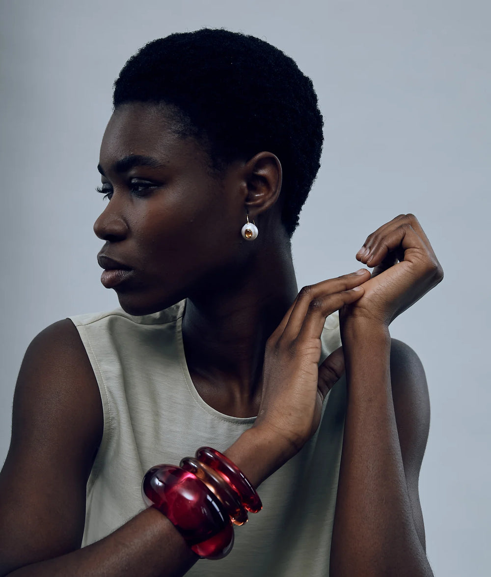 Pearl Pablo Earrings by Lizzie Fortunato - At Present Jewelry