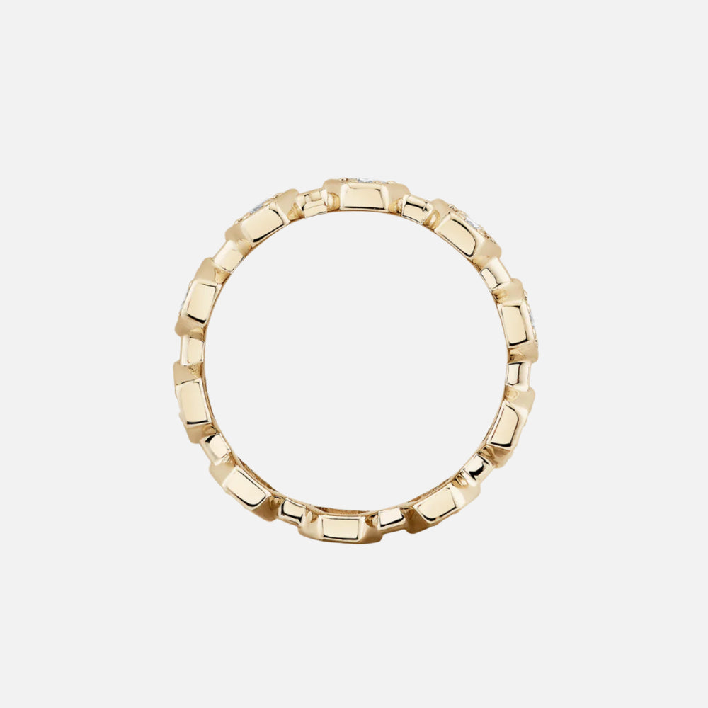 Diamond Hex Eternity Ring by Ariel Gordon Jewelry - At Present Jewelry