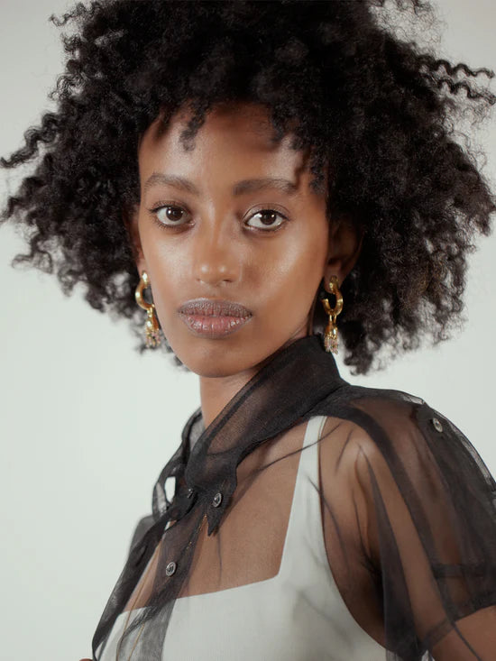 Riya Gemstone Earrings by MM Druck - At Present Jewelry