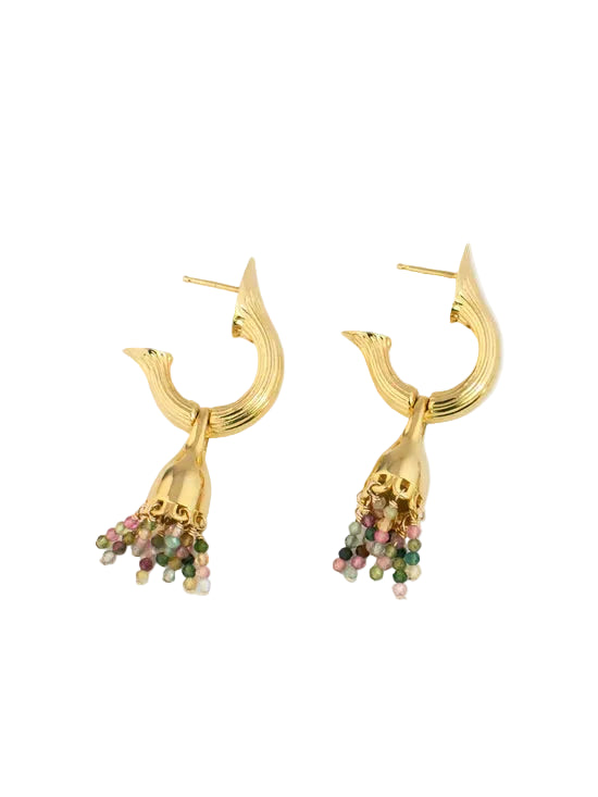 Riya Gemstone Earrings by MM Druck - At Present Jewelry